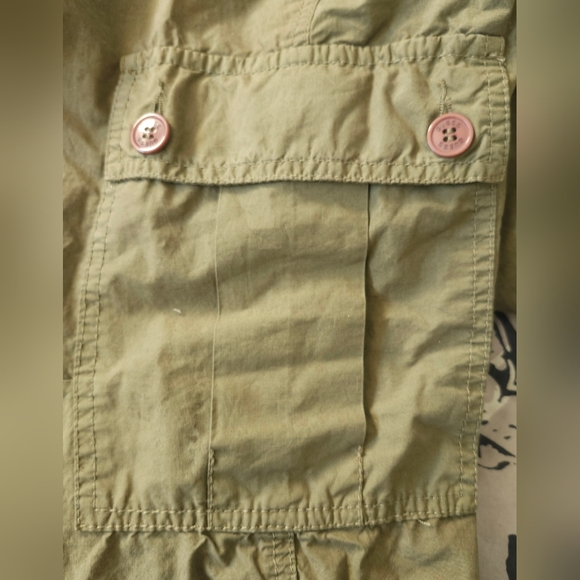 Guess Jeans Cropped Pants with Drawstring Cuffs, Studs, and Embroidery - Picture 6 of 7